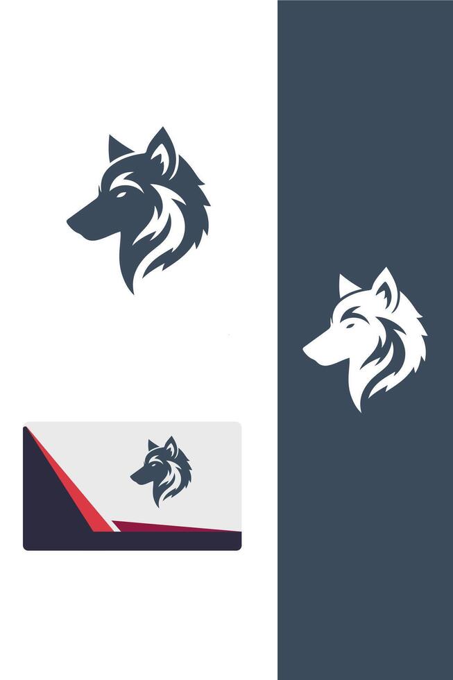 Redmoon Wolf logo vector
