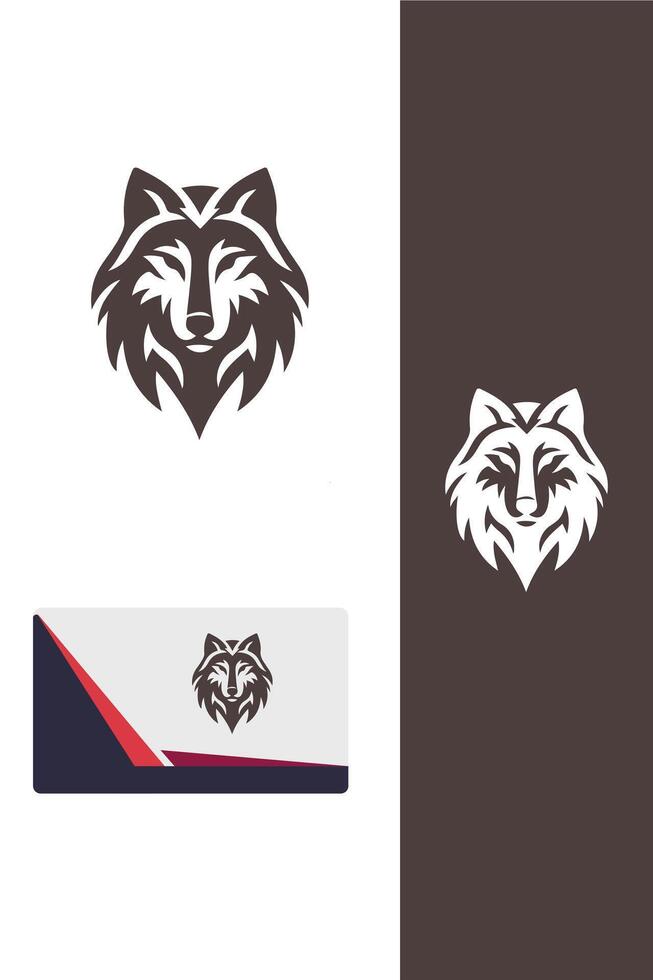 Savage Wolf logo vector