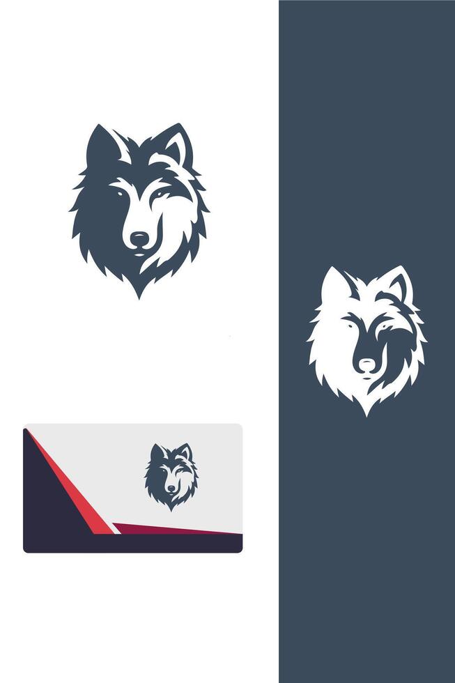 Wolf pack logo vector