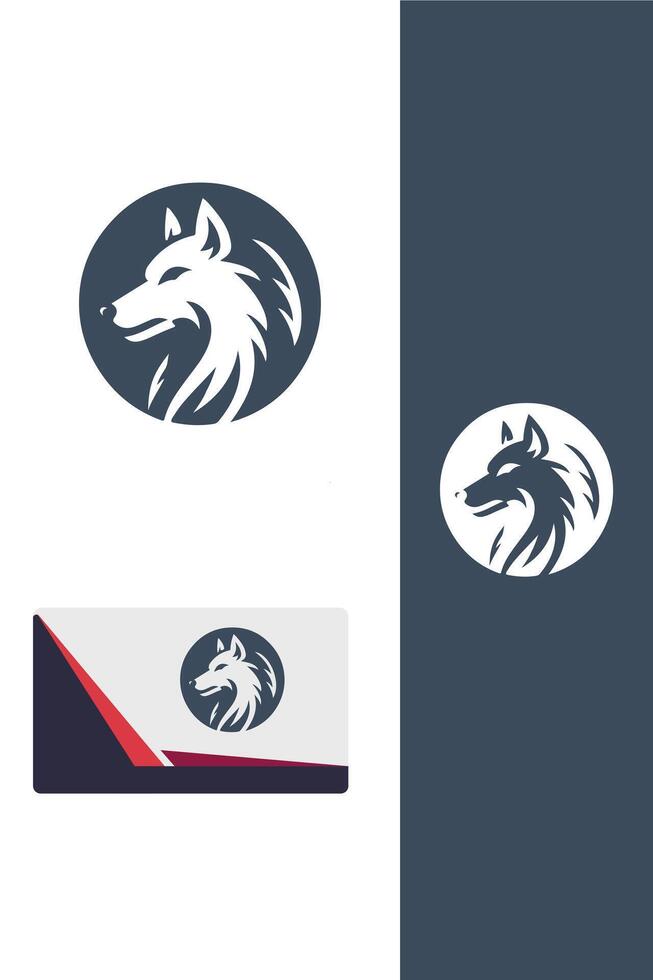 Wolf pack logo vector