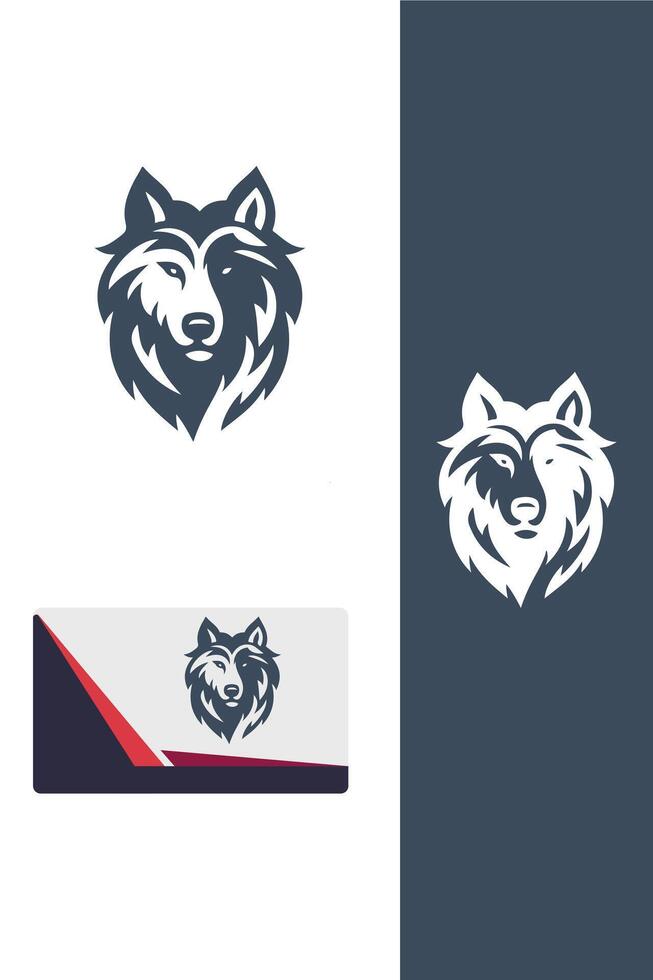 Arctic Wolf logo vector