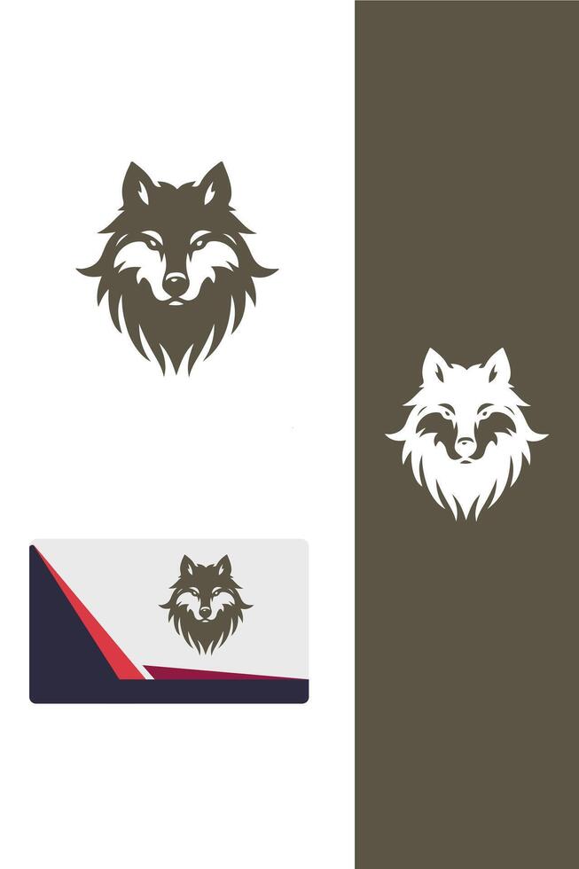 Frostbite Wolf logo vector