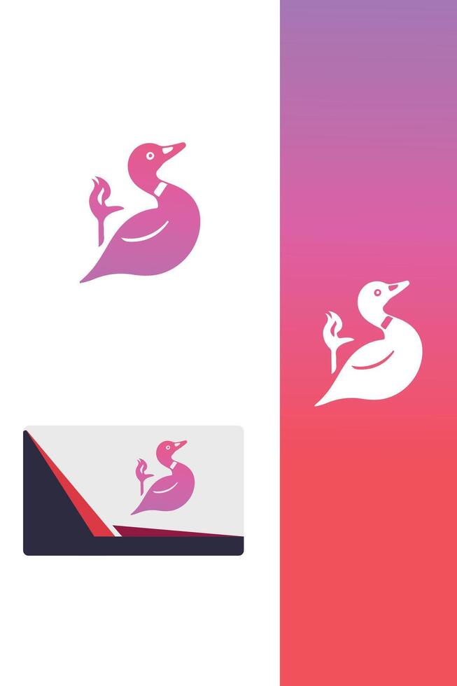 DuckHunter X gun logo vector