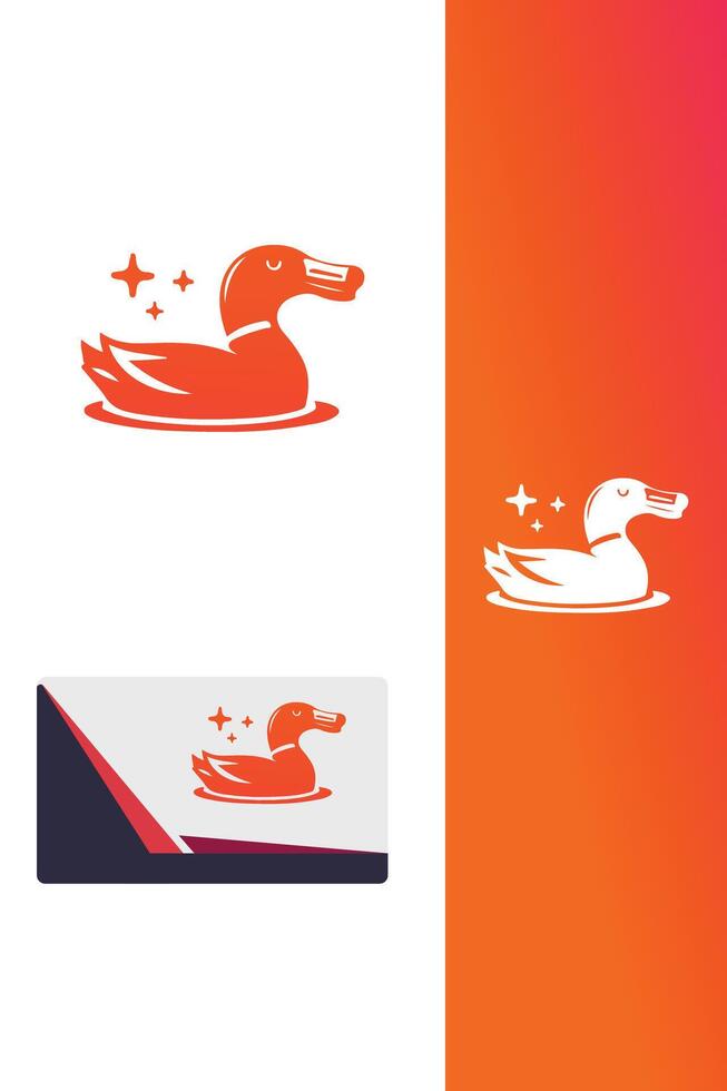 Fowl Sniper duck gun logo vector