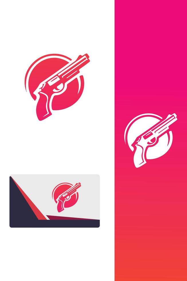 Shotgun King duck gun logo vector