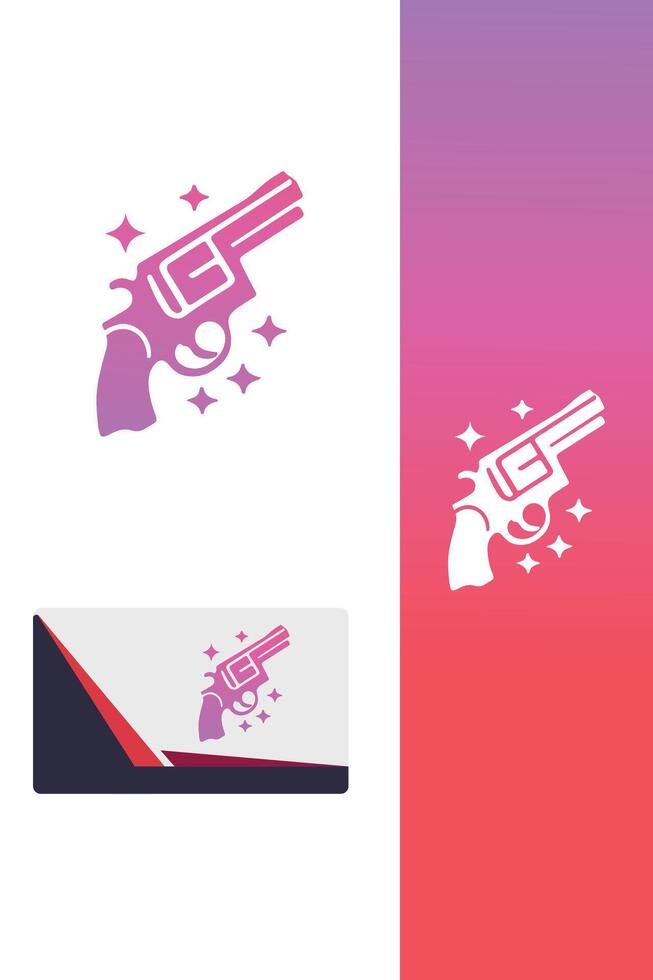Duck Hunter Elite gun logo vector