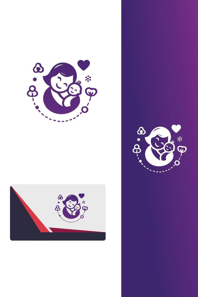 Mummy Baby Care vector