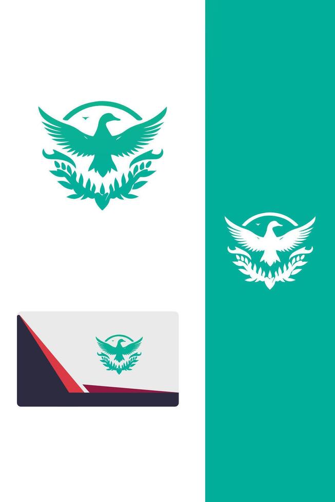 Flight Path Firearms duck gun logo vector