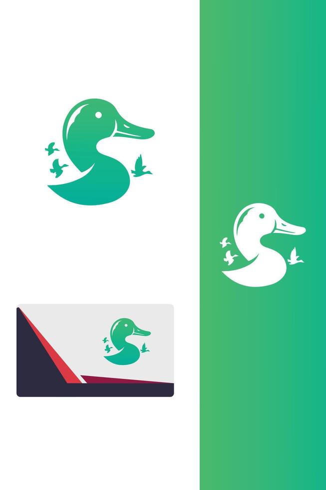 Waterfowl Warrior duck gun logo vector