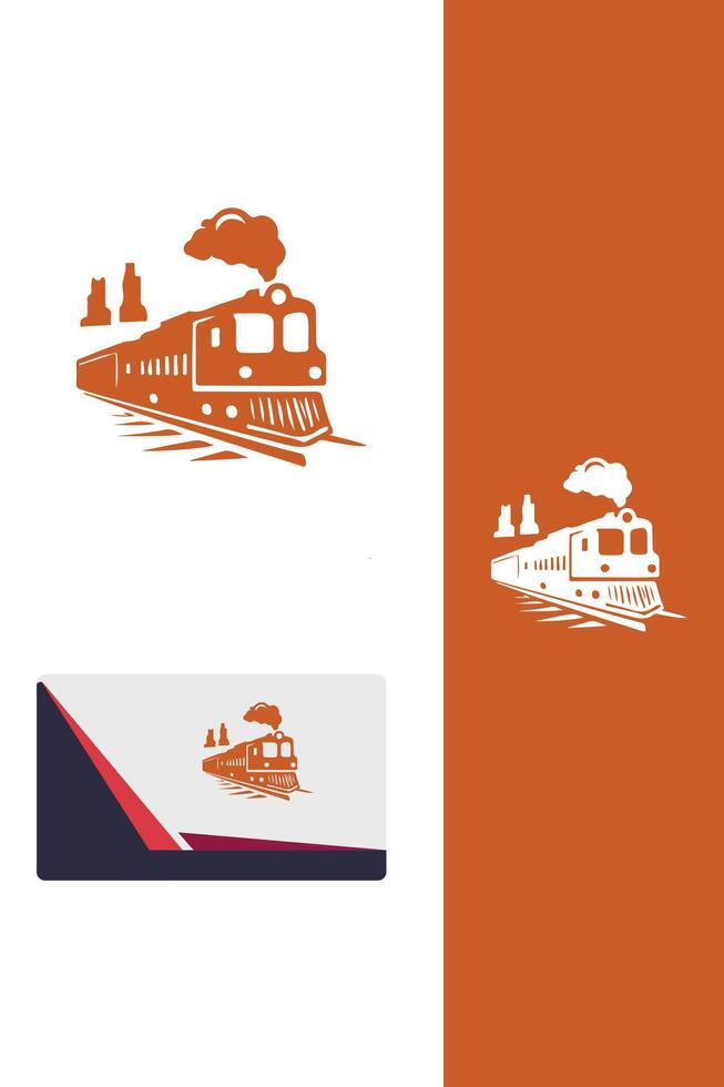 Steel Horizon Railways Elegant Bird Logo vector