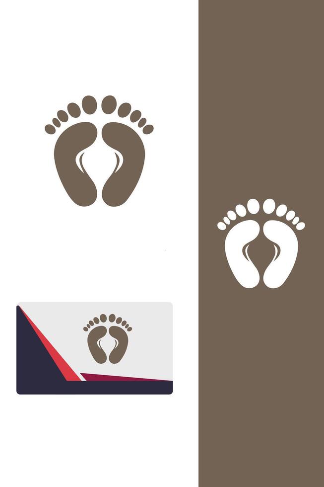 Baby Sole feet logo vector
