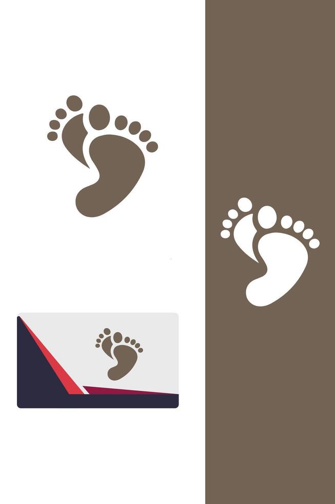 Cuddle Feet baby feet logo vector