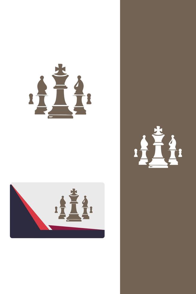 Empress of Chess queen logo vector