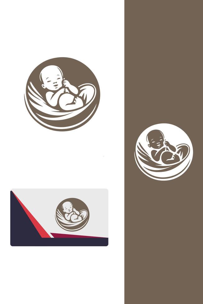 Precious baby feet logo vector