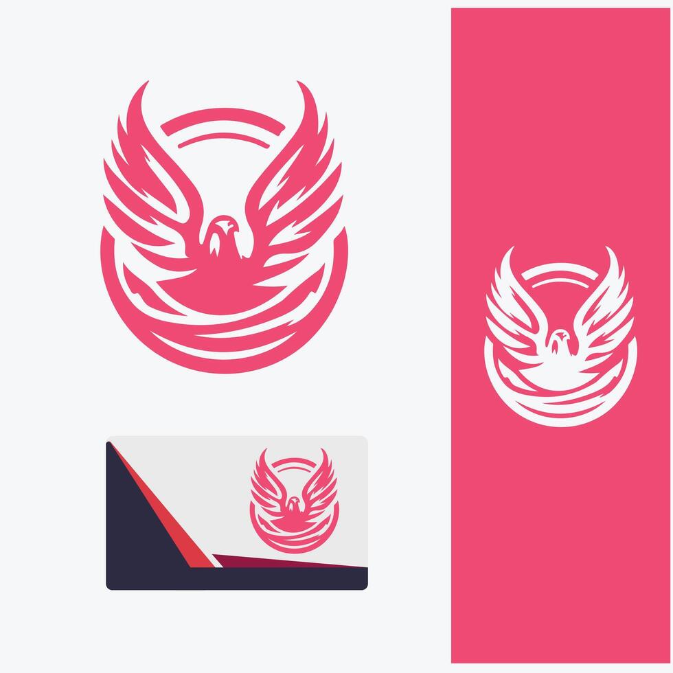 Sky Eagle Logo Designs vector