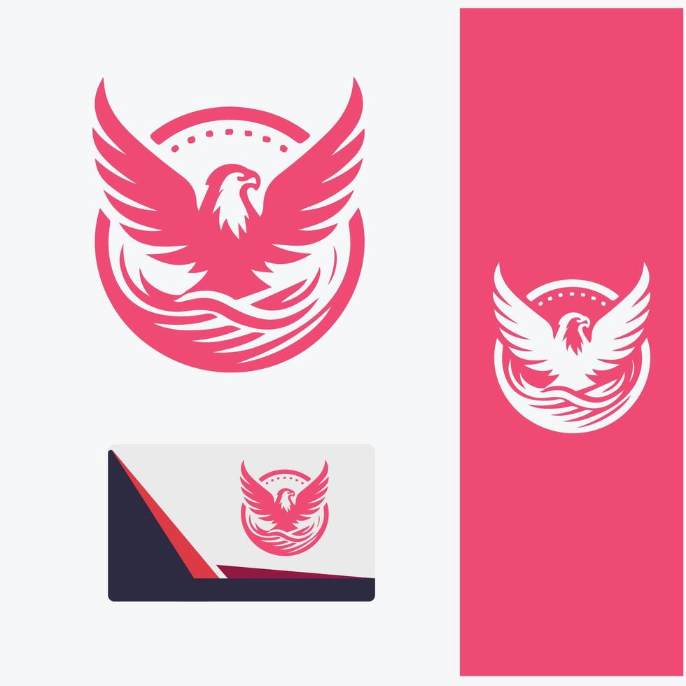 Eagle Nest Innovations Logo Design vector
