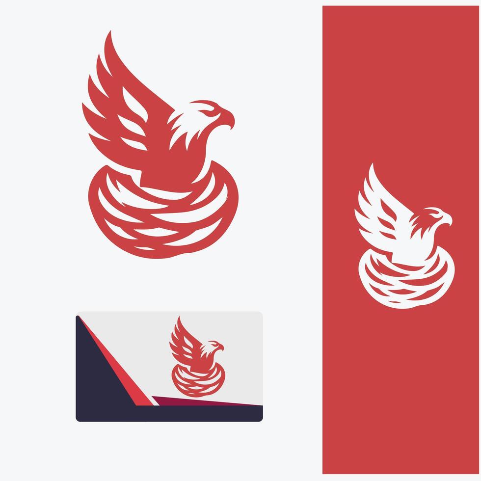 Cloud Peak Eagle Nest Logo vector