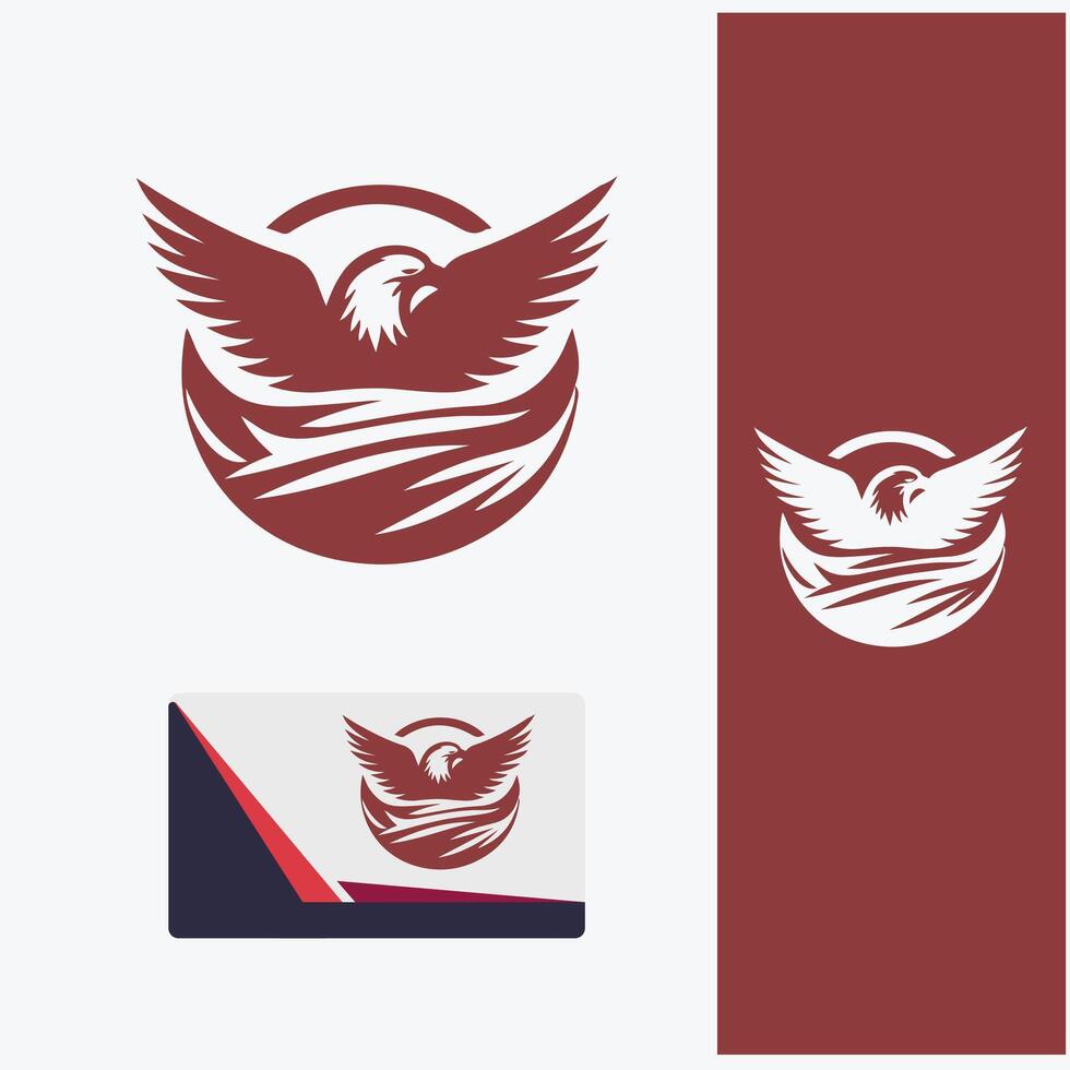 Roost Point Eagle Nest Logo vector