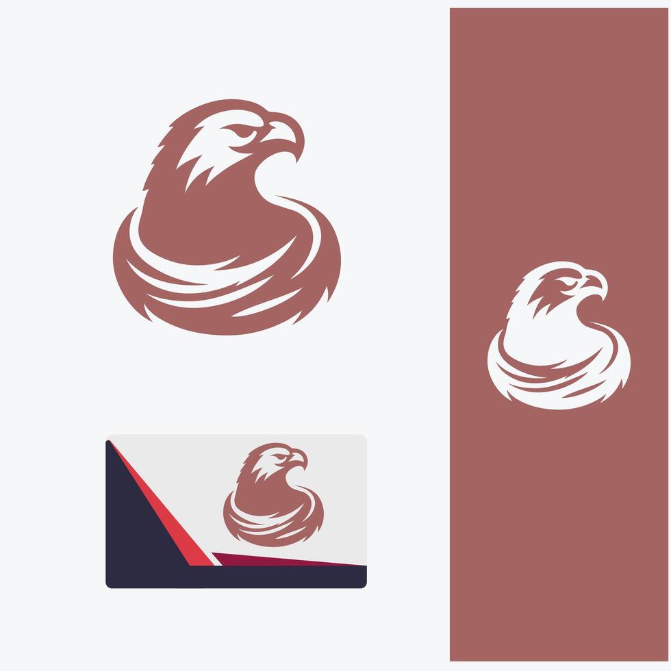 Eagle Wing Nest Logo vector