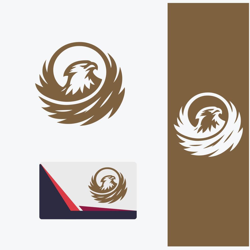 Soaring Heights Eagle Nest Logo vector