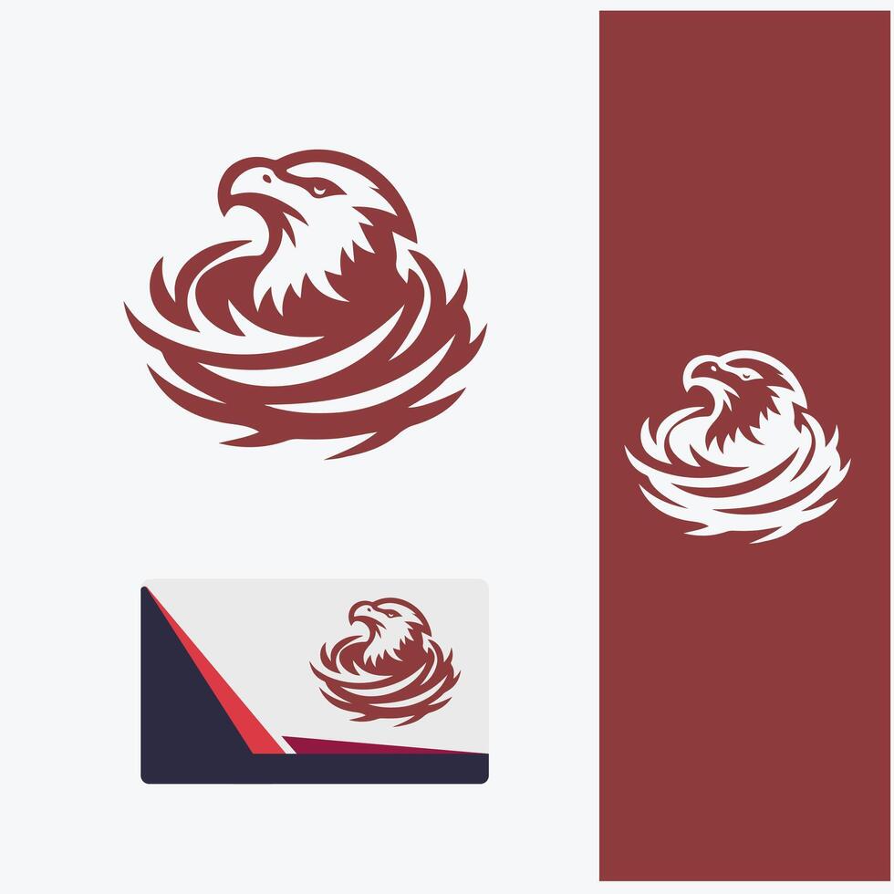 Winged Haven Eagle Nest Logo vector