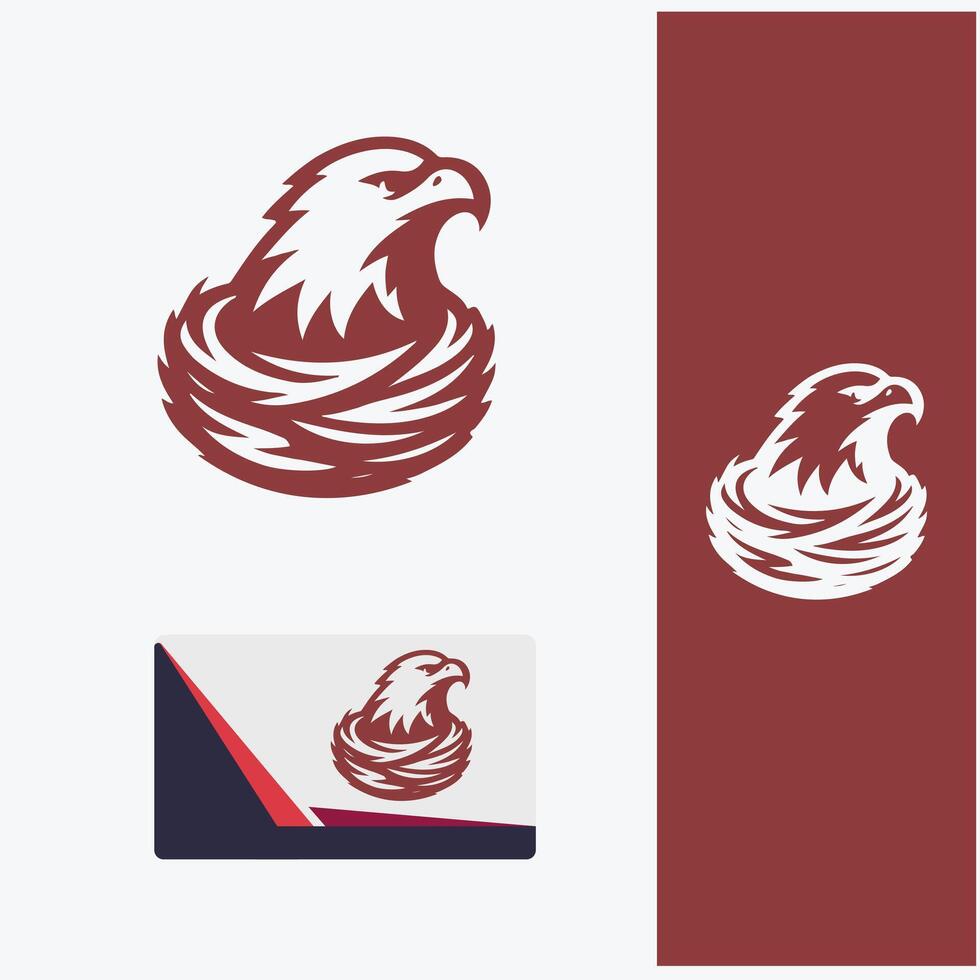 Roost Eagle Nest Logo vector