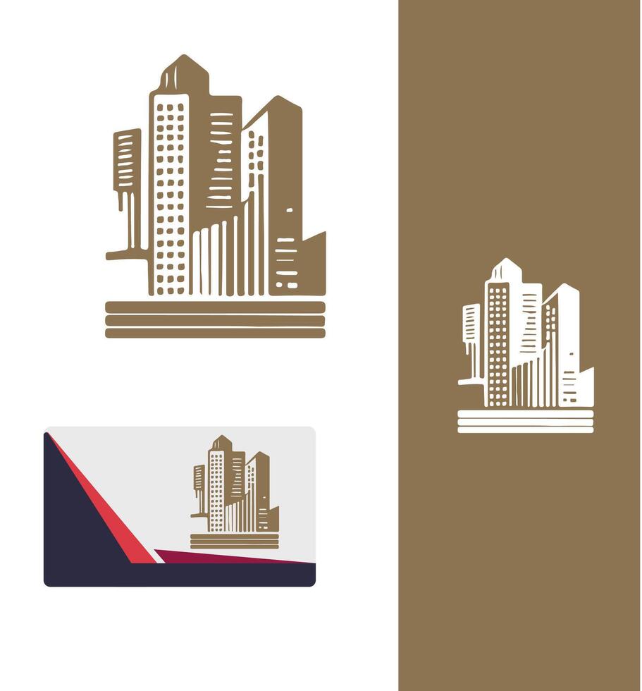 Cobalt Architecture Logo Design Studio vector
