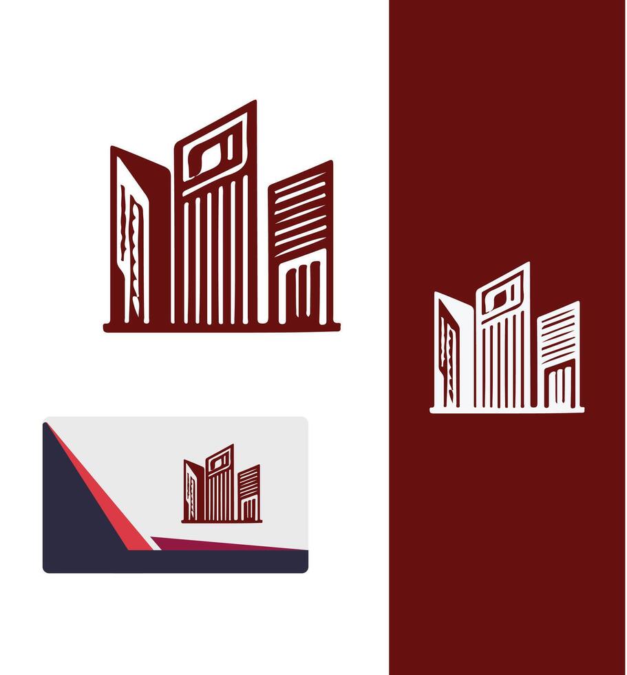 Cobalt Architecture Logo Design Studio vector