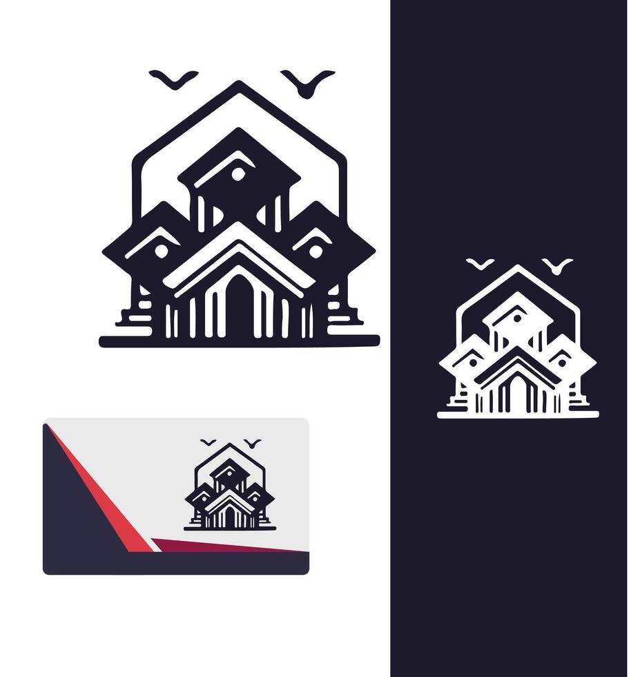 Visionary Vault Architecture Logo vector
