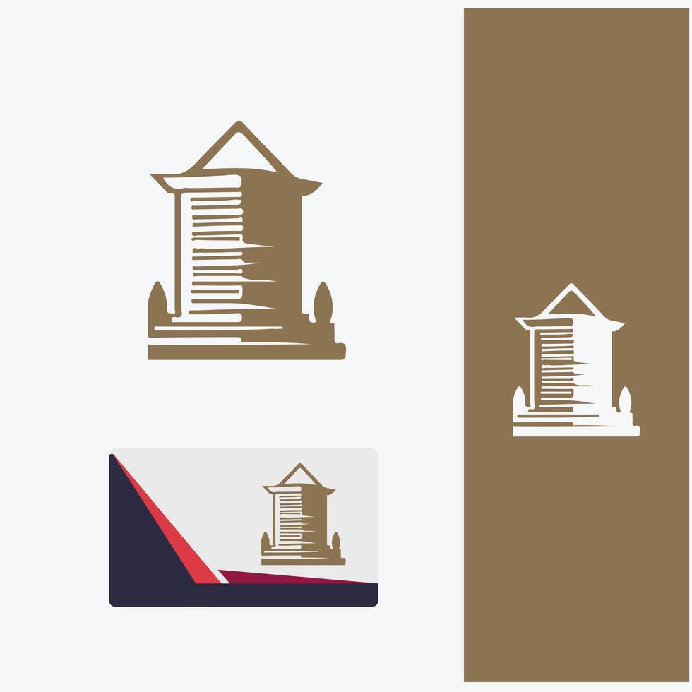 Urban Scope Architecture Logo Designs vector