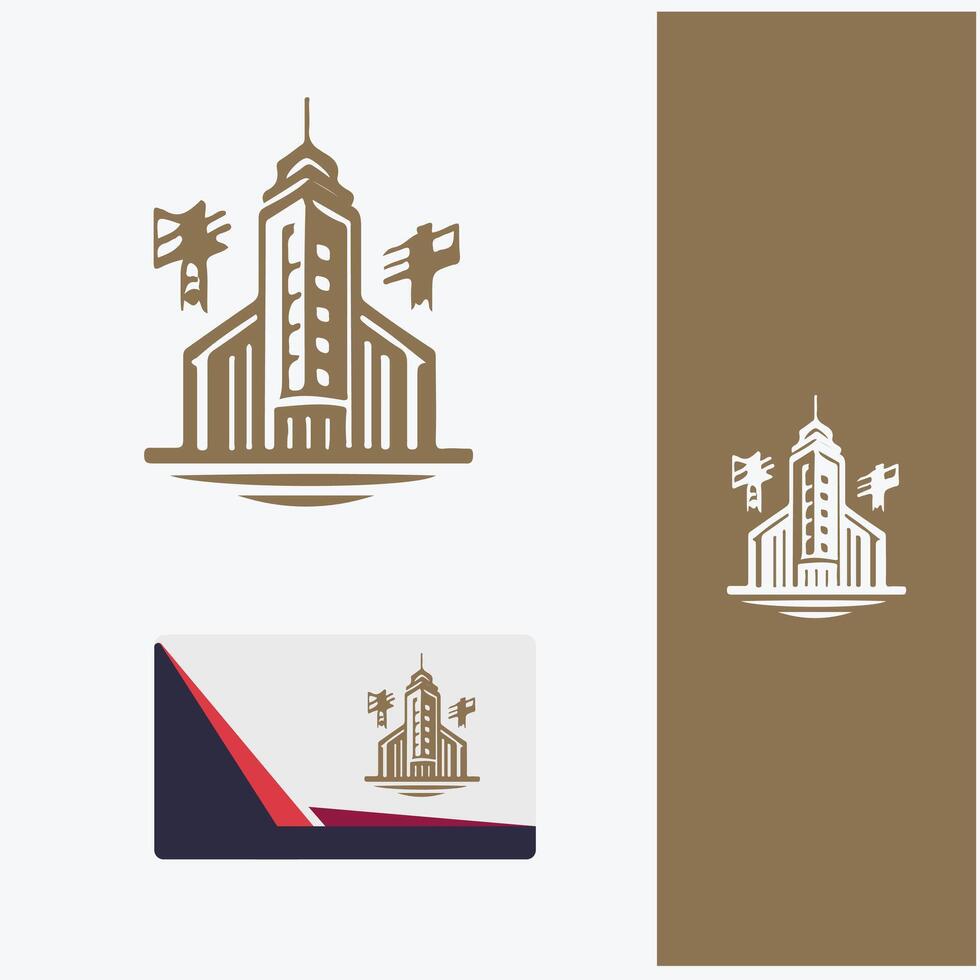 Vertical Visionaries Architecture Logo vector