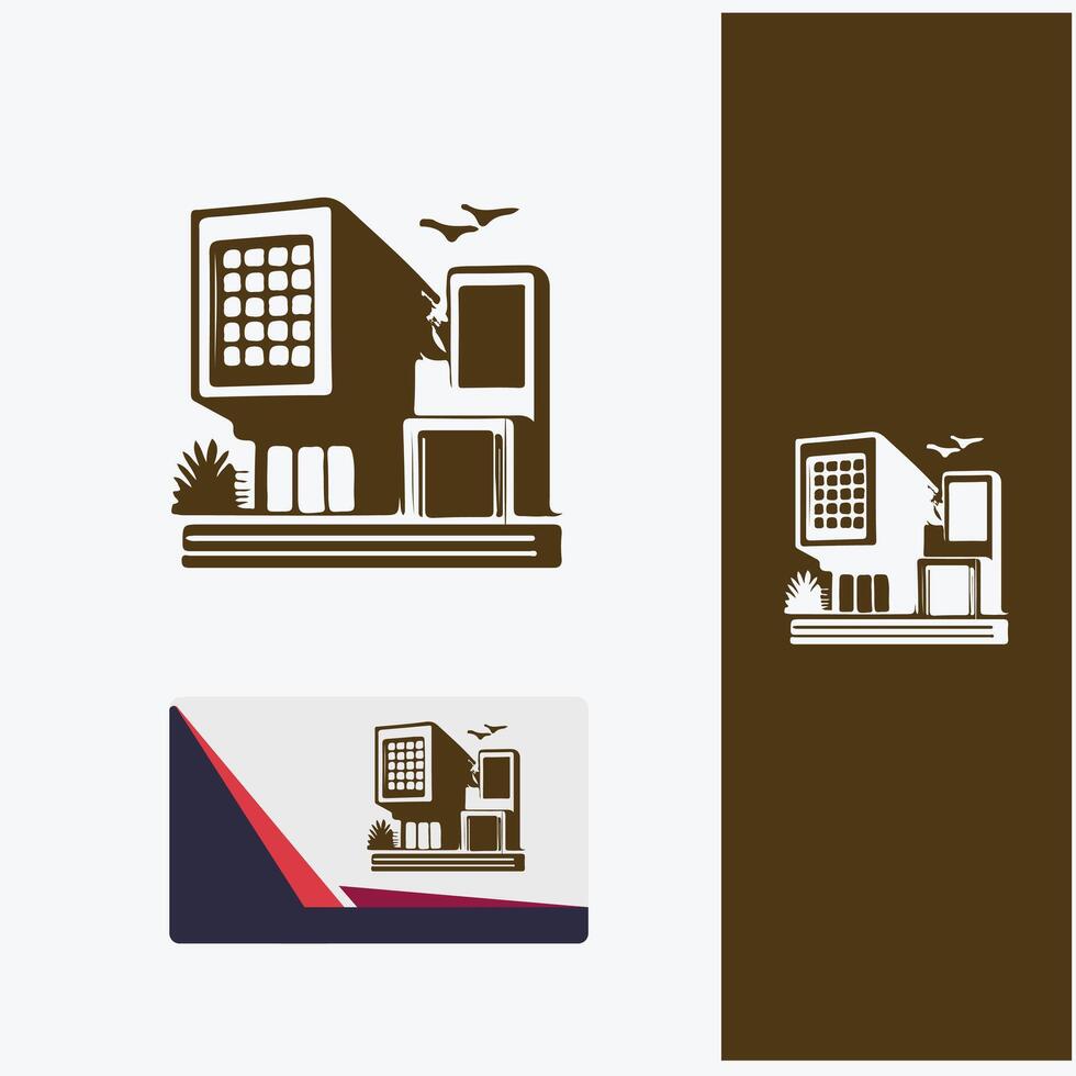 Structure Sphere Architecture Logo vector
