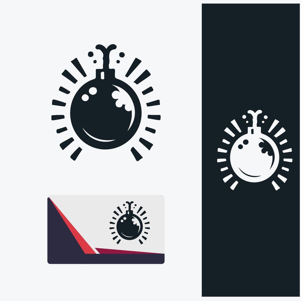 Boom Boom Bomb Logo vector