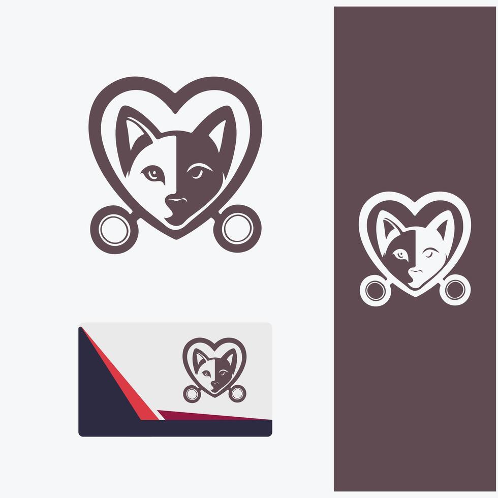 Loving Paws Veterinary logo vector