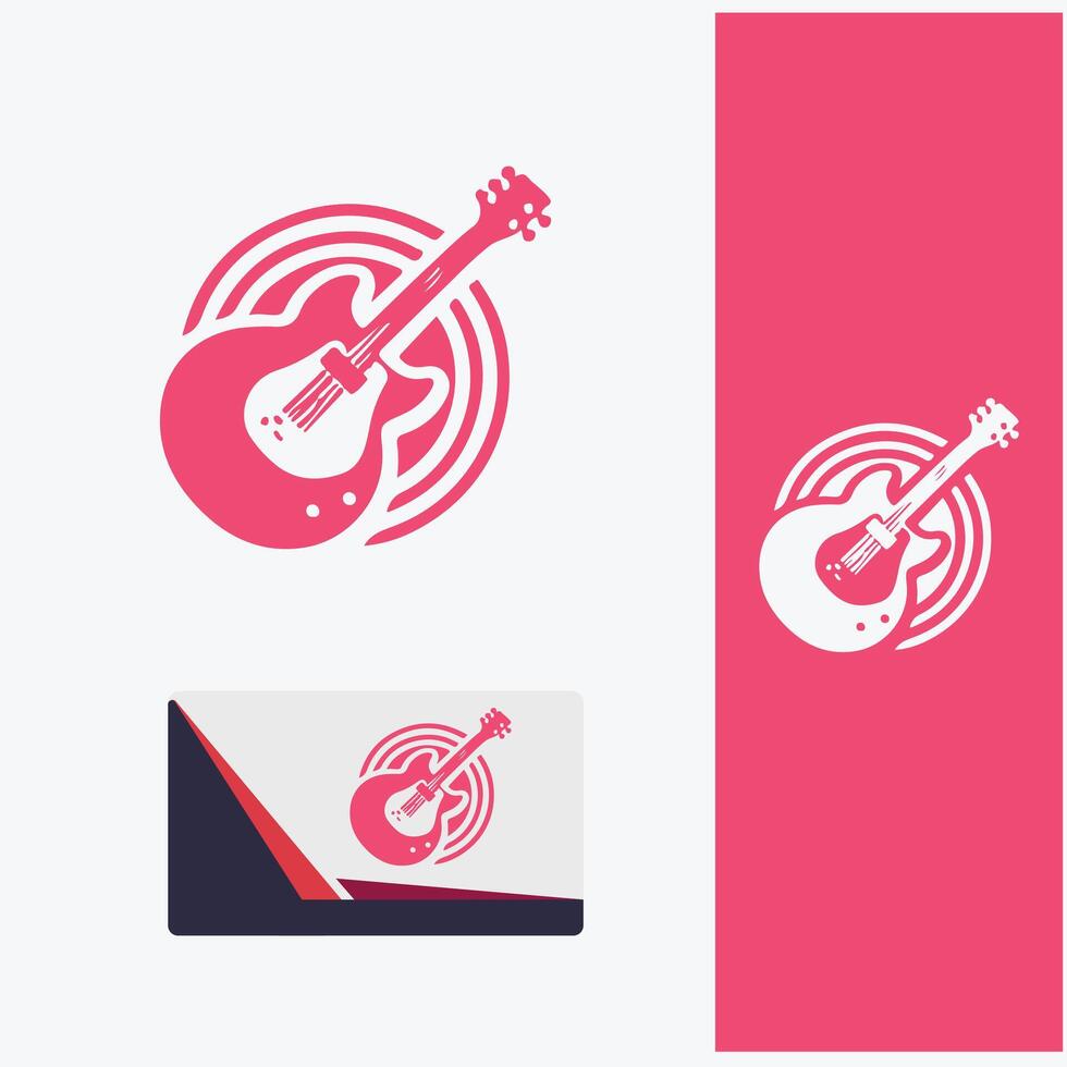 Harmonic Flux Music Logo vector
