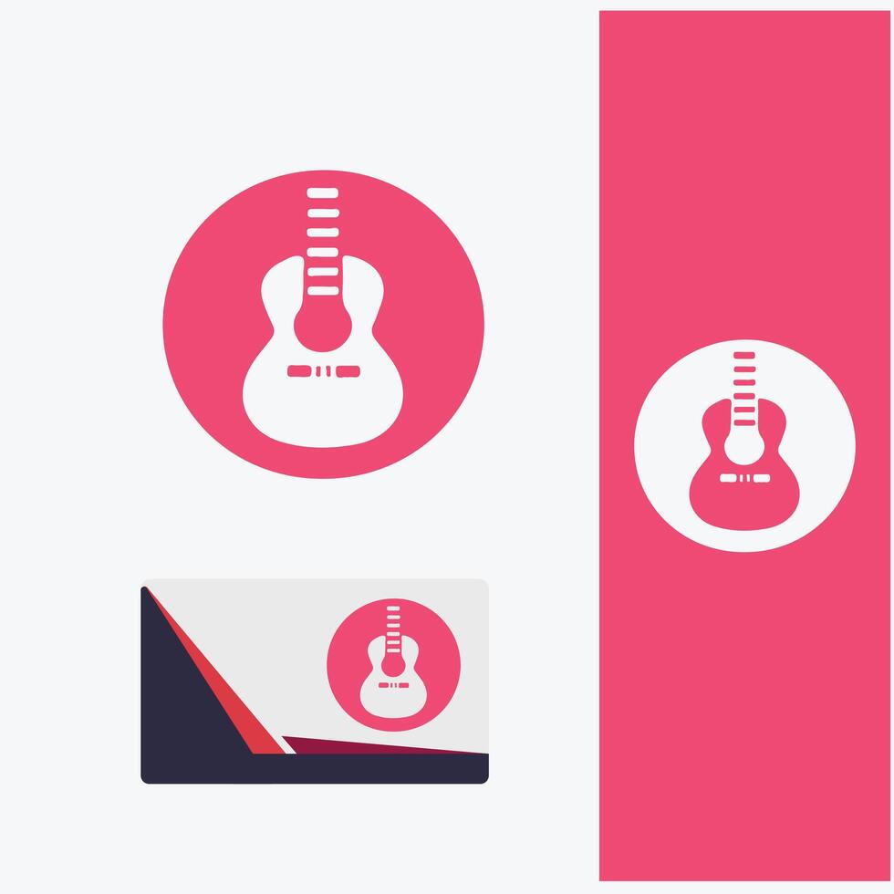 Rhythm Flow Music Logo Design vector