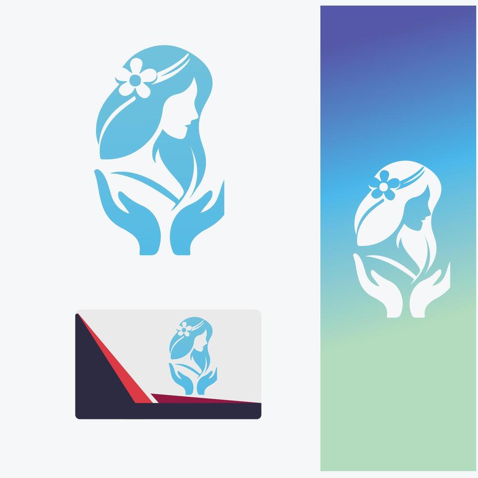 Bright Her Care women logo vector