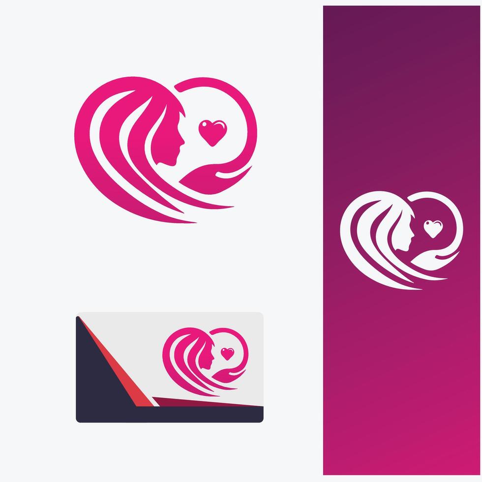 Gentle Touch women care logo vector