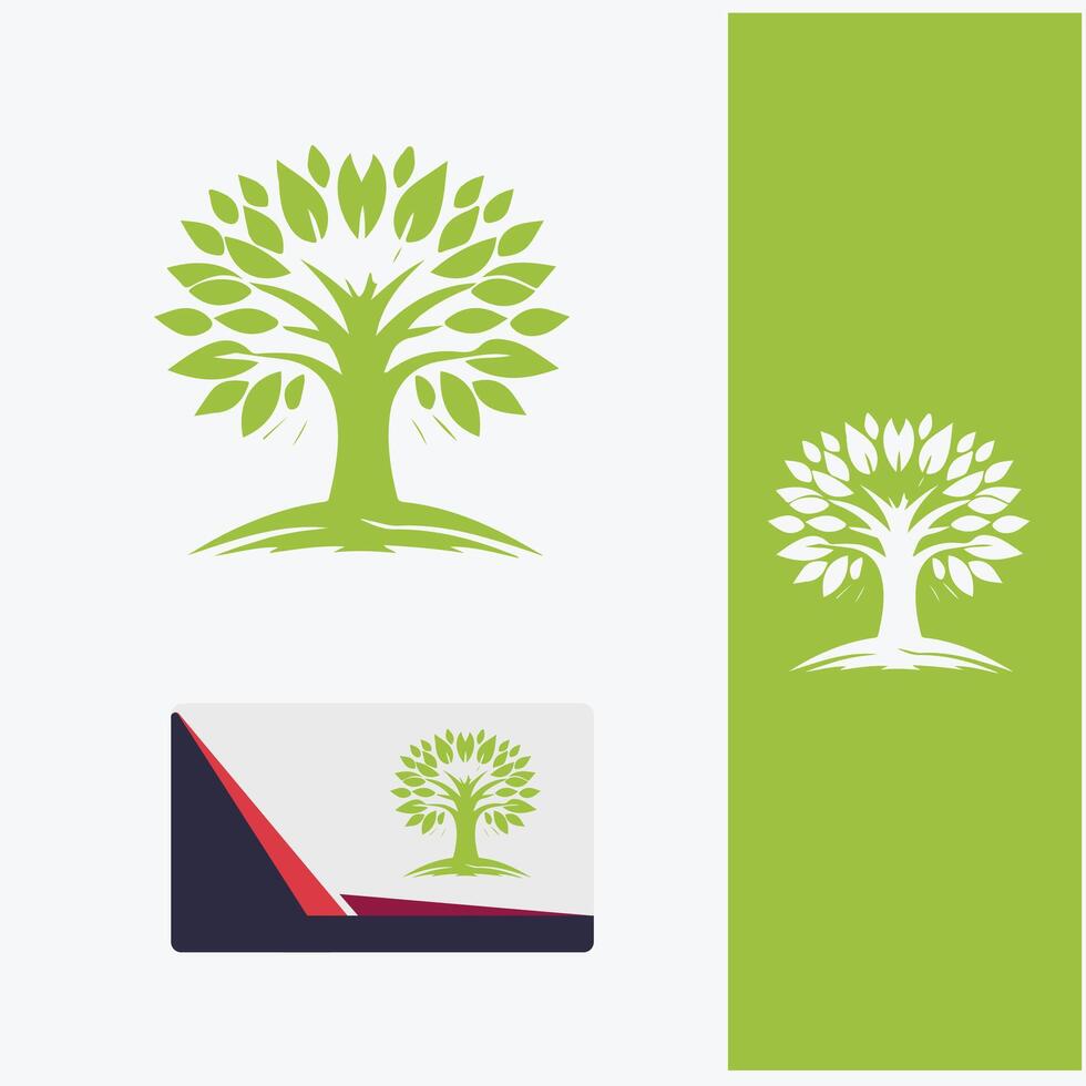 The Tooth dental Tree logo vector