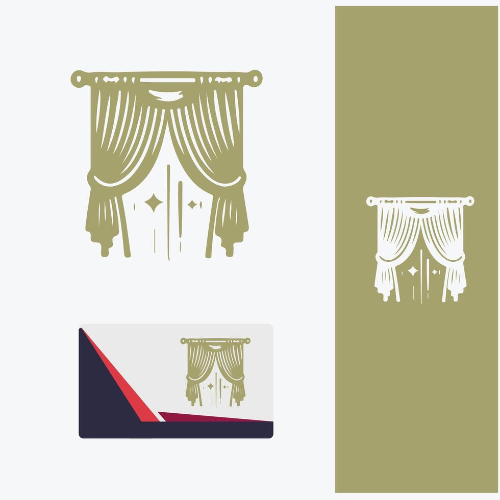 Shimmer Curtain Co logo vector