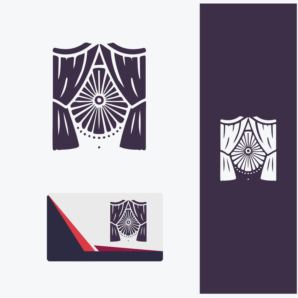 Regal Drapes curtain logo vector