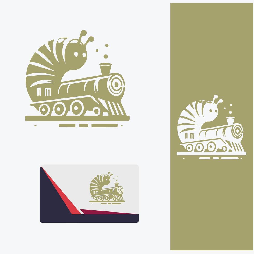 Wiggle World caterpillar logo vector