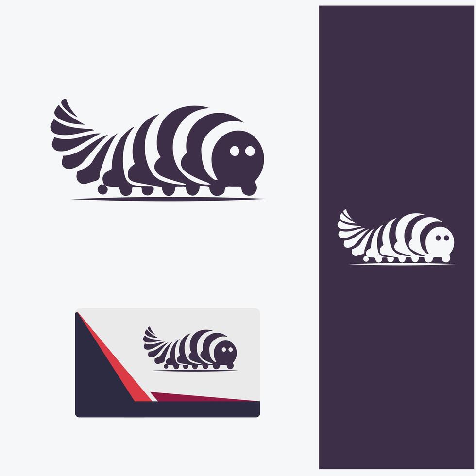The Silk Caterpillar logo vector