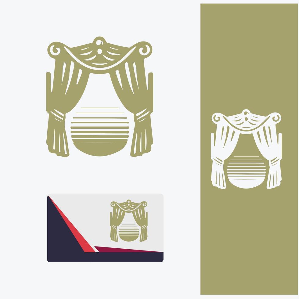 Silk Sheers curtains logo vector
