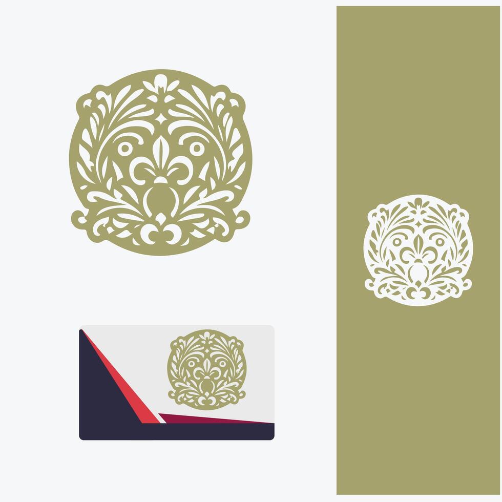 Elegant Panels curtains logo vector