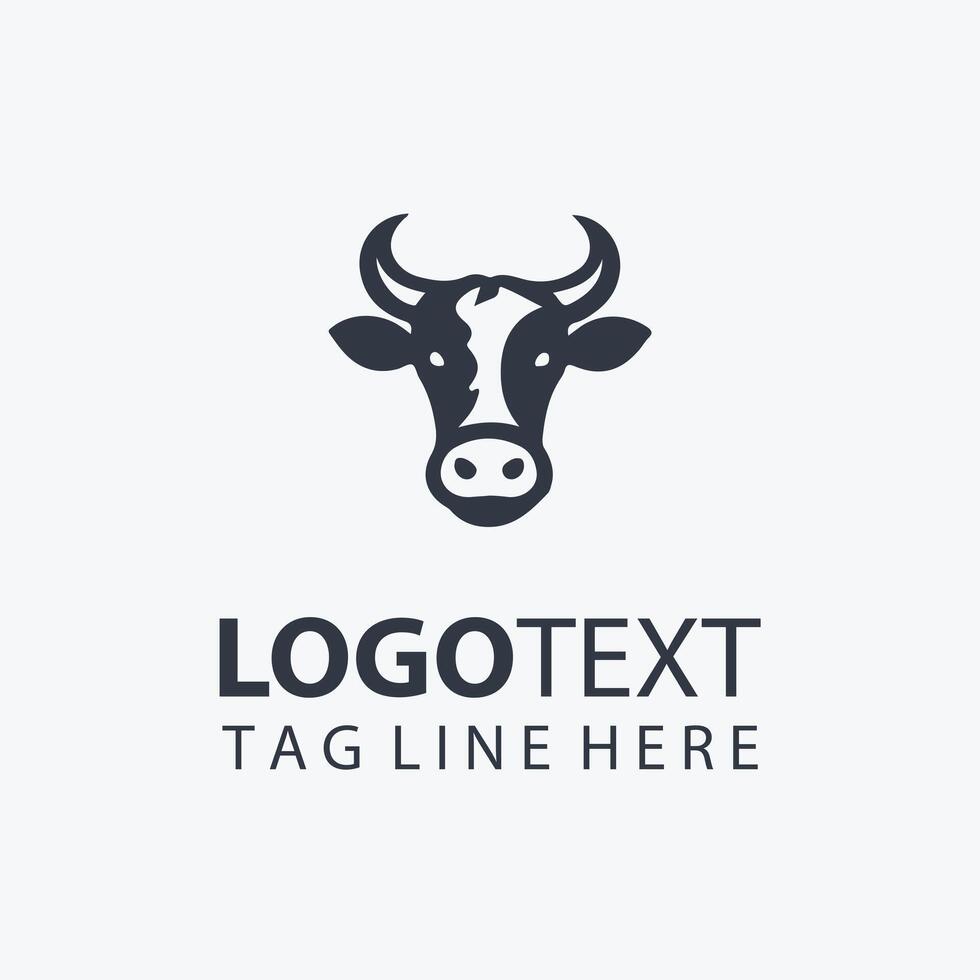 Cow topia Logo vector