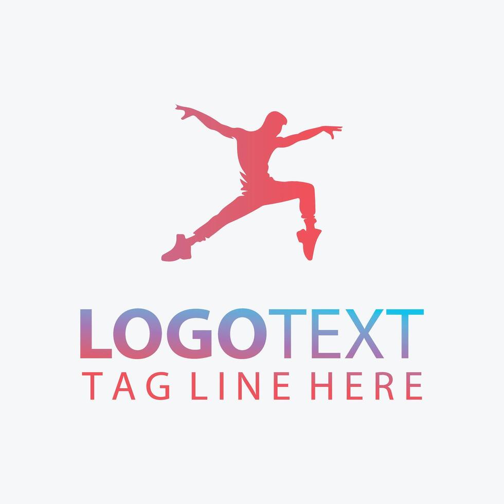 Choreo Beats dancer logo vector
