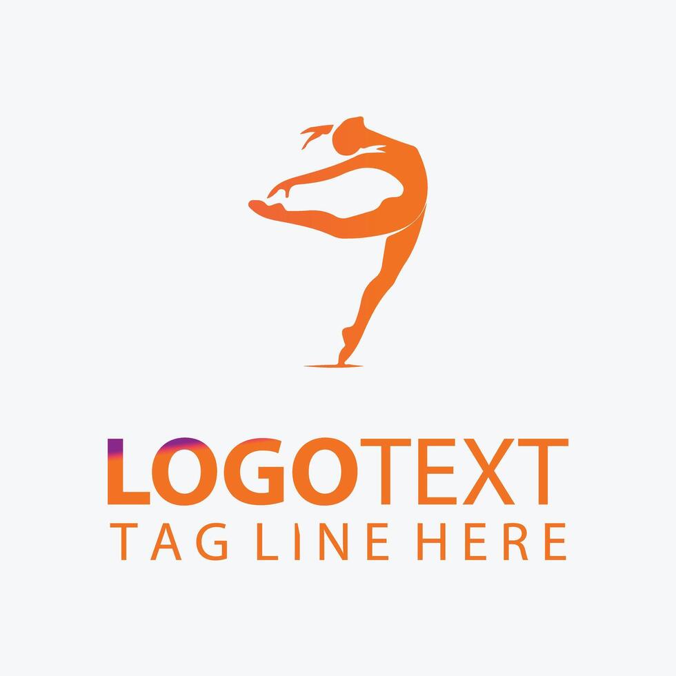 Pulse Infinity dancer logo vector
