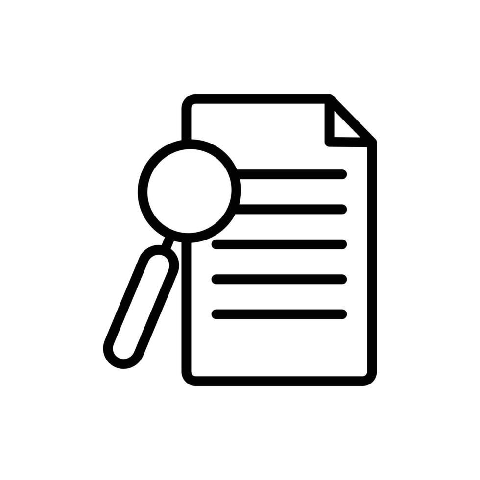 Case studies icon vector