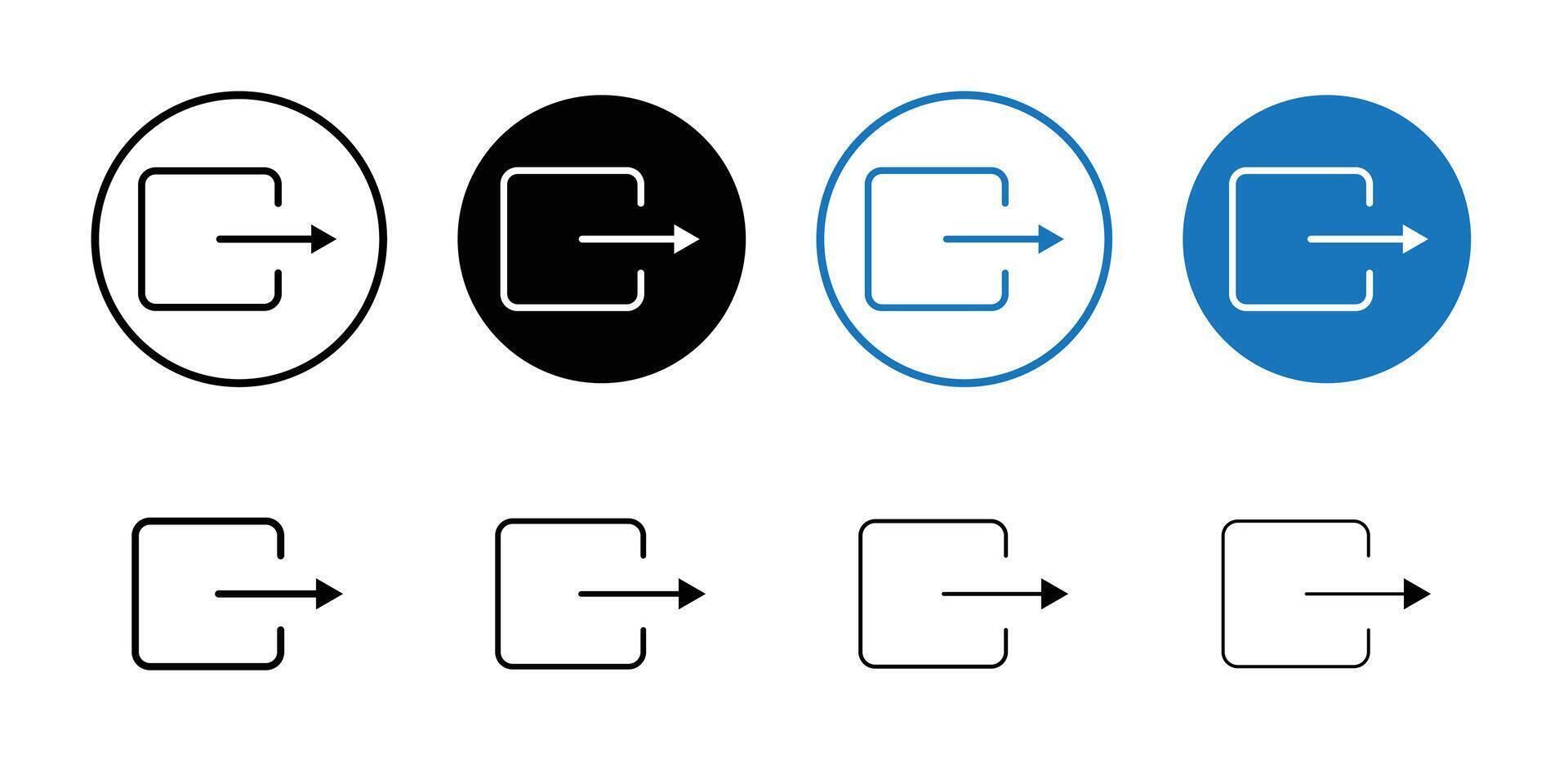 Share icon Black and white outline vector